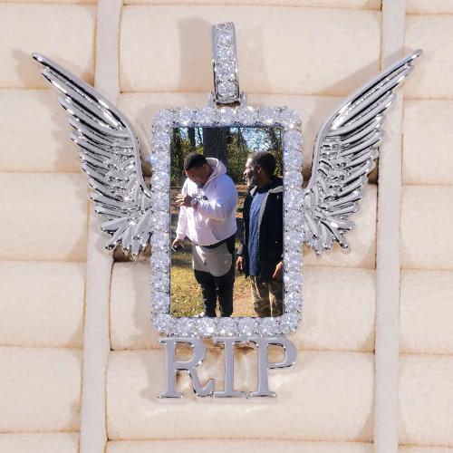 RIP WING 3D CUSTOM PICTURE PENDANT